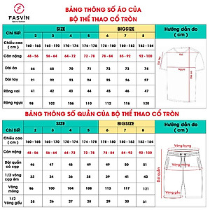 Bộ quần áo thể thao nam Fasvin AT23576.HN chất vải mềm nhẹ co giãn thoải mái