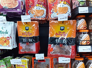 Khô Bò Thu Ba Quảng Ngãi 100 gr dạng xé sợi. Ăn vặt đọc sách thư giãn giải trí