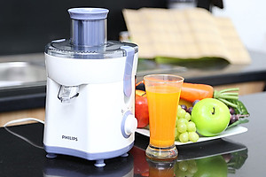 Máy Ép Trái Cây Philips HR1811 (300W) - Trắng Xanh - Hàng chính hãng