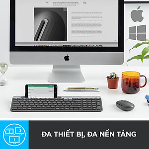 Bàn Phím Không Dây Bluetooth Logitech K580 - Hàng Chính Hãng
