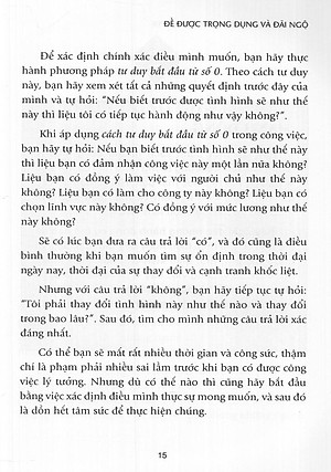 Sách Để Được Trọng Dụng & Đãi Ngộ (Tái Bản 2016)
