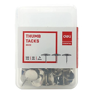Ghim Mũ Inox Deli 22