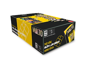 Thùng 48 hộp Sữa lúa mạch hương socola LOF MALTO 180ml/hộp