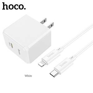 Bộ Sạc Nhanh PD 20W Cho iPhone, iPad Hoco C76Plus/CS13/C109 - Hỗ trợ sạc nhanh 0-50% Pin trong 30p - Hàng Chính Hãng