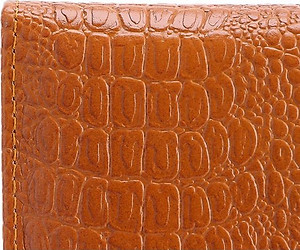 Ví nữ da bò vân cá sấu nhỏ 2 gấp nhiều màu Huy Hoàng HT3101-02-03-04