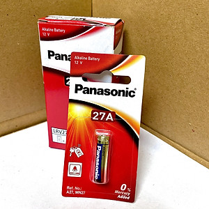 Pin Kiềm Alkaline cửa cuốn A27, 27A 12 VOLT PANASONIC LRV27 (hộp 5 viên) - Hàng chính hãng