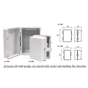 Tủ điện nhựa ngoài trời - Hộp kỹ thuật LiOA JL-00C & JL-00B