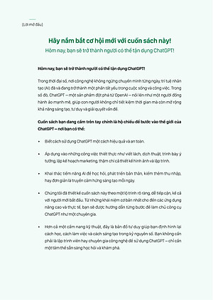 Sách - ChatGPT Từ A Đến Z Trong Một Ngày