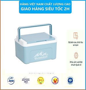 Phích vuông thái 2.3L 3932, Phích mini giữ nhiệt tiện lợi, Phích Đá giữ nhiệt lên đến 8h, Phích Đá Giữ Nhiệt Văn Phòng Việt Nhật cao cấp - Hàng Việt Nam