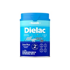Sữa bột Vinamilk Dielac Grow Plus 2+ Hộp thiếc 850g (Sữa Non)