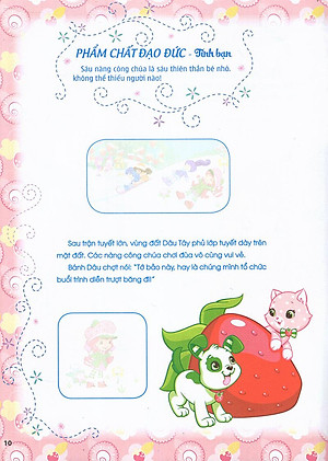 Cô Bé Bánh Dâu- 1000 Đề Can Lấp Lánh - Tập 4