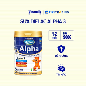 Sữa Bột Vinamilk Dielac Alpha 3 - Hộp Thiếc 900g