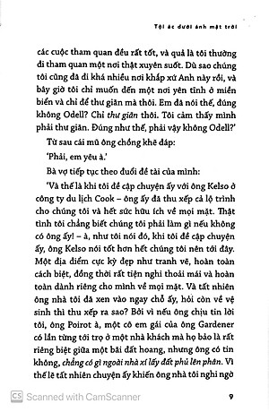 Sách Agatha Christie. Tội Ác Dưới Ánh Mặt Trời