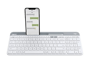 Bàn phím Logitech K580 Slim Multi device - Bluetooth, USB Unifying, Kết nối đa thiết bị - Hàng Chính Hãng - Bảo Hành 12 Tháng [Lỗi 1 đổi 1]