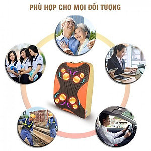 Máy massage lưng hồng ngoại Puli PL-803A-W - 8 bi