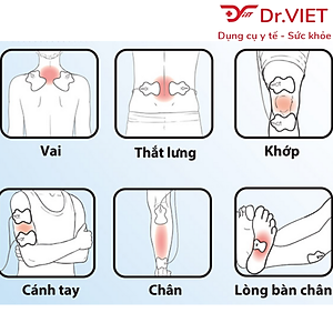 Máy massage xung điện Omron HV-F013 Chính hãng-Giúp giảm đau cơ và khớp với 5 chế độ massage mọi lúc mọi nơi