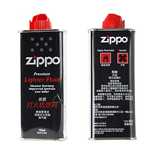 Bình Xăng Thơm Zippo Loại Xịn Chính Hãng 125ml Dùng Cho Hộp Quẹt Zippo, Bật Lửa Zippo Chuyên Dụng