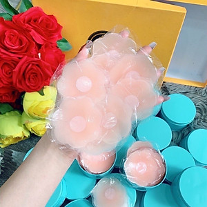 HỘP 10 Miếng Dán Ngực Silicon Hình Hoa Siêu Chắc Chắn Tiện Lợi Cho Phái Đẹp Hàng Chính Hãng Túi 10 Miếng