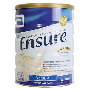 Sữa Ensure Úc cho người già, người gầy yếu suy dinh dưỡng, người sau phẫu thuật, cung cấp dinh dưỡng giúp hồi phục sức khỏe - OZ Slim Store -850g/lon