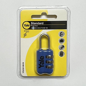 Ổ khóa số Yale YP2/23/128/7 rộng 23mm nhiều màu dùng khóa vali hành lý - MSOFT