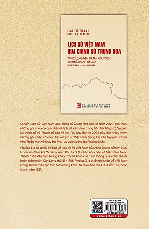Sách Lịch sử Việt Nam qua chính sử Trung Hoa (Tái bản có bổ sung 2025)