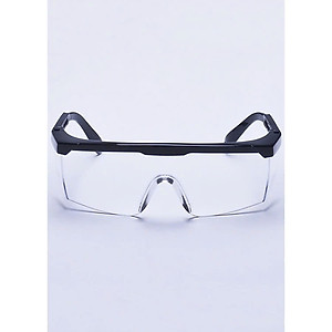 Mắt kính bảo hộ lao động, Kính bảo hộ trong suốt bảo vệ mắt hỗ trợ phòng dịch, chắn gió bụi chống tia UV tròng trong suốt