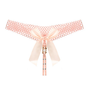 Quần lọt khe quần lót nữ ren sexy rỗng thắt lưng mỏng khoe eo sexy cám dỗ thoáng khí nơ trước