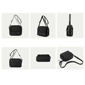 Túi đeo chéo nữ vải dù chống trượt nước thời trang hàn quốc kiểu hộp ngang đáng yêu DRU - Hàng Chính Hãng