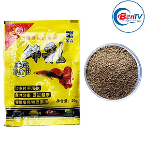 Thức Ăn Cá Bảy Màu - Cám Cá 7 Màu Gói 20g