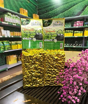 Trà Ướp Hoa Nhài Tân Cương Xanh - Trà Tân Cương ướp hoa nhài tự nhiên