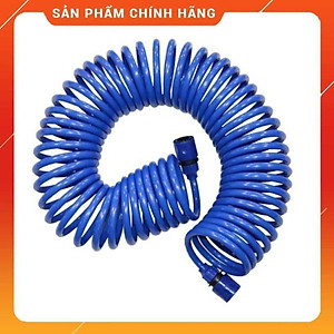 Bộ vòi xịt nước tưới cây đa năng tăng áp lực nước kèm dây tưới dạng lò xo co dãn 319814 loại 10m 
