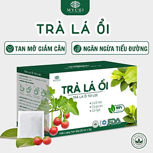 Giá Sỉ 10 Hộp Trà Lá Ổi Mychi Giam Cân Tan Mỡ Ngừa mỡ máu tiểu đường
