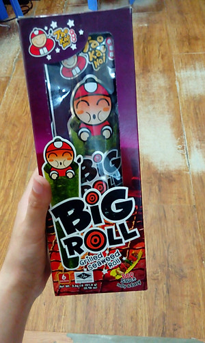 Hộp 6 gói Snack rong biển Tao Kae Noi Big Roll vị Thị nướng (3,6g)