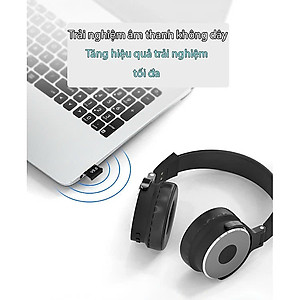 USB BLuetooth 5.0 USB Dongle - Dùng cho PC, Laptop - Kết nối với tai nghe, loa bluetooth, gamepad - Hàng Nhập Khẩu