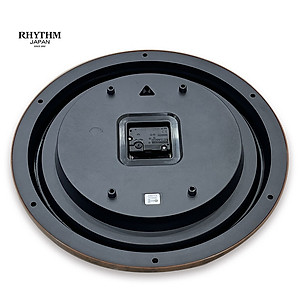 Đồng hồ treo tường Nhật Bản Rhythm CMG713NR06, Kt 36.0 x 5.6cm, 920g, Vỏ nhựa. Dùng Pin.