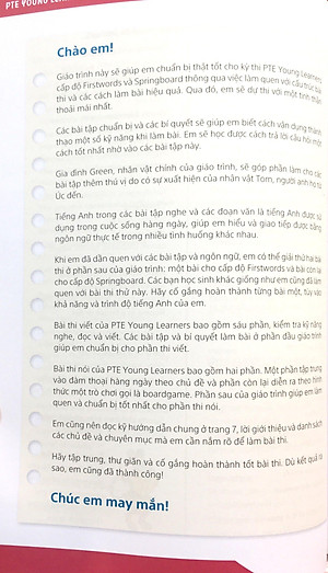 PTE Young Learners Firstwords & Springboard Vietnam