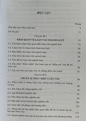 Để Hoàn Thành Tốt Luận Văn Ngành Luật (tái bản lần thứ tư, có sửa chữa, bổ sung)