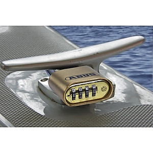 Ổ khóa số ABUS 180IB/50 MARINE thân đồng rộng 50mm có chìa đổi mật mã - chịu mọi thời tiết - MSOFT