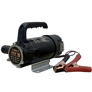 Máy bơm nước dầu diesel 12V 24V, bơm tự mồi lưỡng dụng - Hàng nhập khẩu