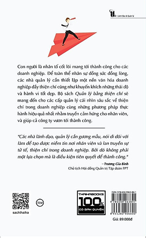 Sách Quản Lý Bằng Thiện Chí - Nguyên Tắc