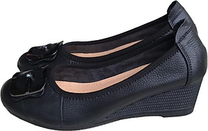 Giày nữ Trường Hải đế xuồng da bò cao cấp  DX218