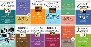 Combo 12 Cuốn Sách Hay Về Lãnh Đạo Của John Maxwell