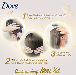 Dầu Gội Dove Hỗ Trợ Phục Hồi Tóc Hư Tổn 640g