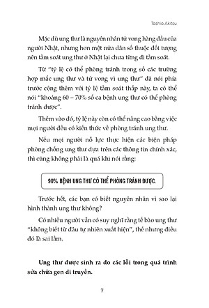 Sách Làm sao để không mắc ung thư