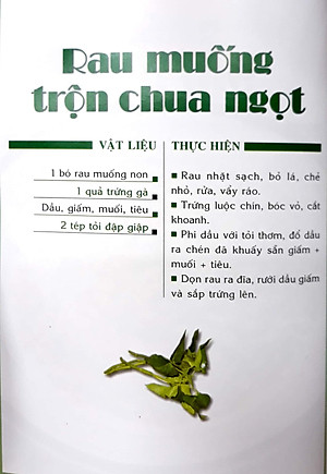 Sách Món Ăn Được Nhiều Người Yêu Thích - Các Món Rau, Củ, Quả (Tái Bản)