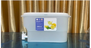 Bình Nước 3.5L Việt Nhật Có Vòi Để Tủ Lạnh ,Đựng Nước Trái Cây Tiện Lợi Đa Năng ( Tặng kèm sticker)