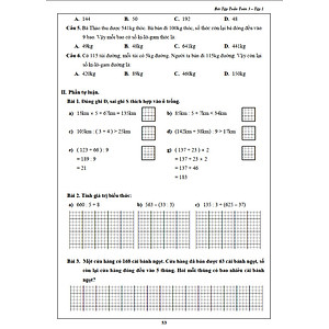 Bài Tập Tuần Toán 3 - Tập 1