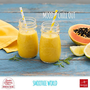 Chai thủy tinh đựng sữa hạt 200ml Quattro – Nắp vặn kín hơi – Bormioli Rocco