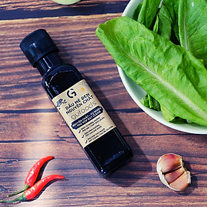 Dầu mè đen GUfoods - Giàu omega 3-6 và chất chống oxy hóa, Lành mạnh, Phù hợp eat clean, Trộn salad, Cho bé ăn dặm (chai 120ml)