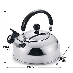 Ấm đun nước bếp từ Excellent, thân bằng Inox 18-8 không gỉ- hàng nội địa Nhật Bản 